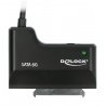 Adaptér USB A 3.0 - SATA Delock - černý + napájecí zdroj - zdjęcie 4