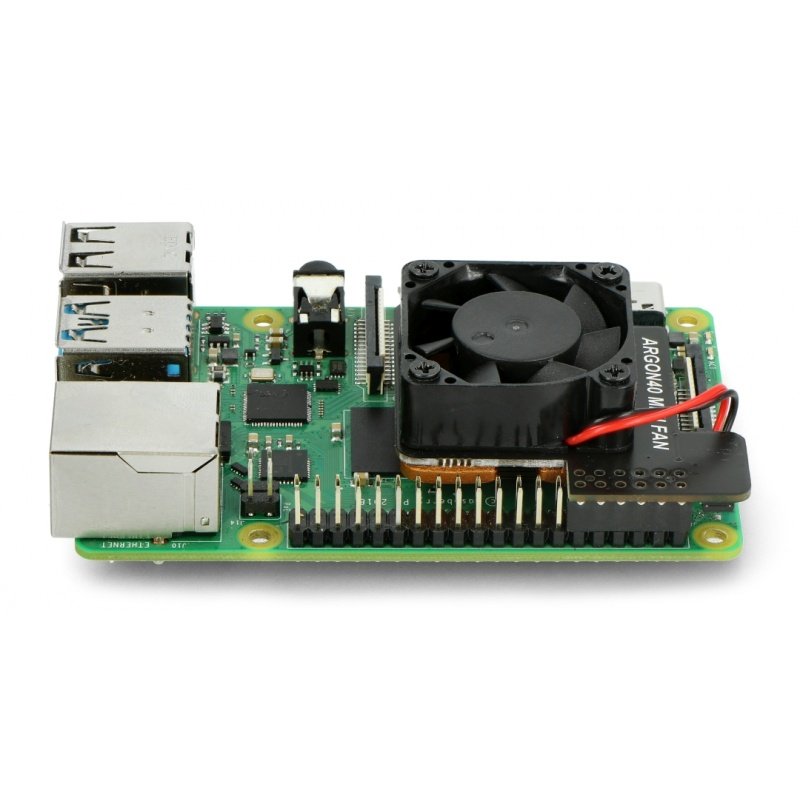 Pouzdro pro Raspberry Pi 4B - Argon Poly + větrané s mini