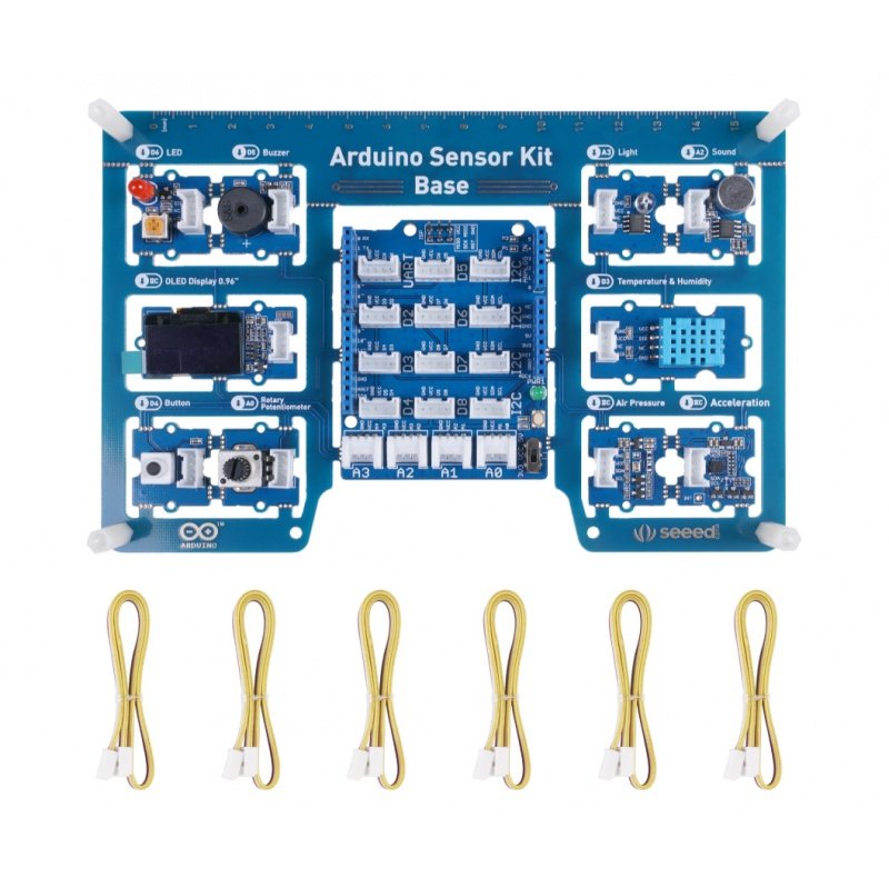 Grove - Sada senzorů Arduino - sada 10 modulů s překrytím