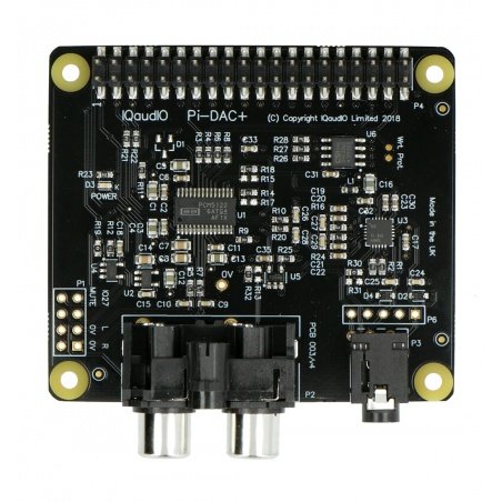 IQaudIO DAC + - zvuková karta pro Raspberry Pi 4B / 3B + / 3B IQaudIO DAC + - zvuková karta pro Raspberry Pi 4B / 3B + / 3B