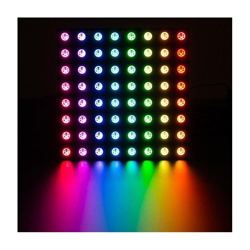 NeoPixel NeoMatrix 8x8 - 64 LED RGB - WS2812B individuálně