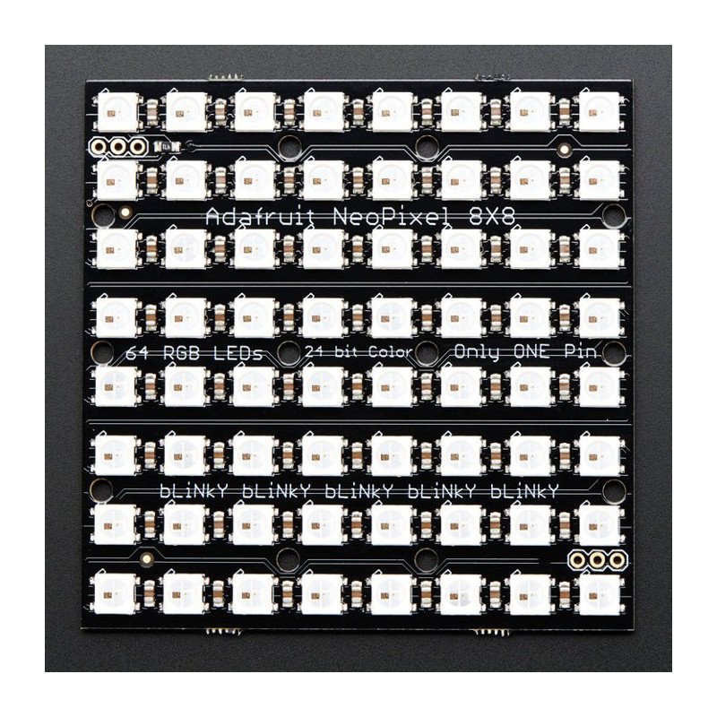NeoPixel NeoMatrix 8x8 - 64 LED RGB - WS2812B individuálně