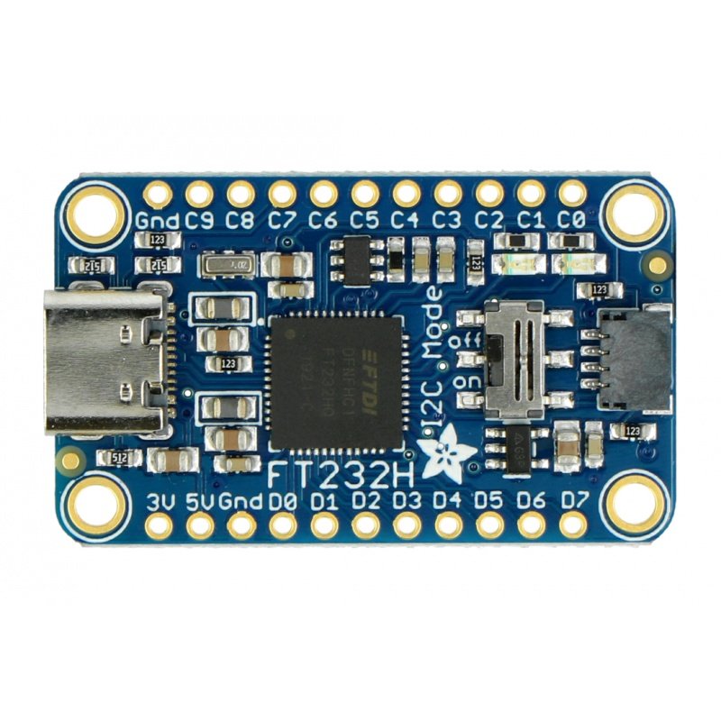 Adafruit FT232H - převodník USB na UART, SPI, I2C, GPIO