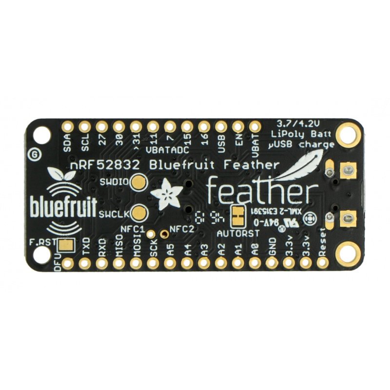 Adafruit Feather nRF52 Bluefruit LE - kompatibilní s Arduino