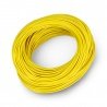 Instalační kabel LgY 1x0,5 H05V-K - žlutý - role 100 m - zdjęcie 1