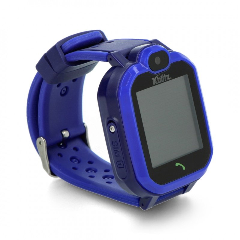 Chytré hodinky pro děti Xblitz Hear Me - modré