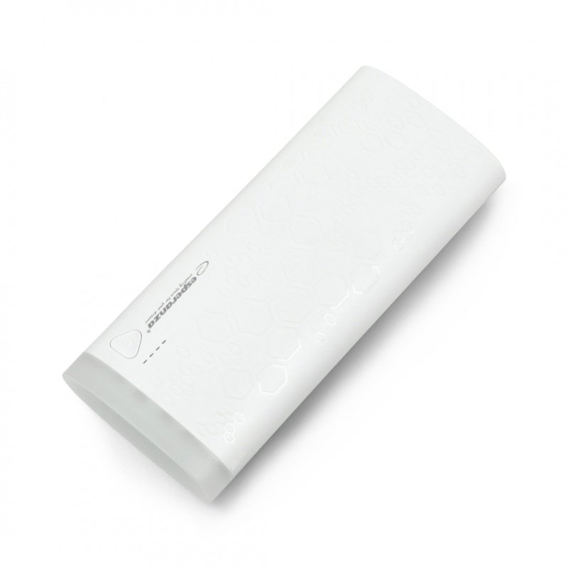 PowerBank Esperanza EMP114W 10000mAh mobilní baterie - bílá