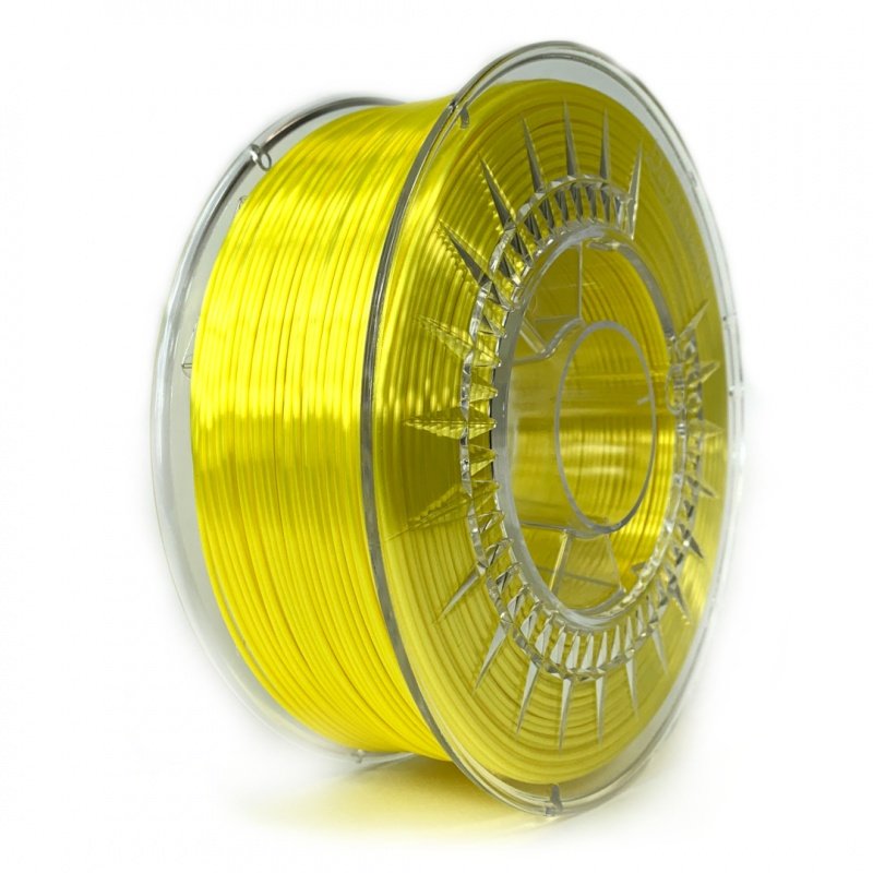 Filament Devil Design Silk 1,75 mm 1 kg - jasně žlutá