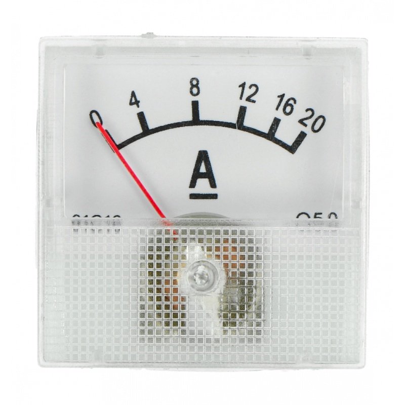 Analogový ampérmetr - panel 91C16 mini - 20A