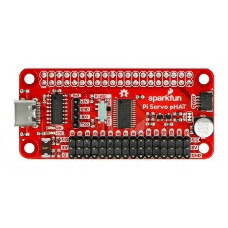 Servo pHAT - 16kanálový PWM I2C ovladač pro Raspberry Pi - Servo pHAT - 16kanálový PWM I2C ovladač pro Raspberry Pi -