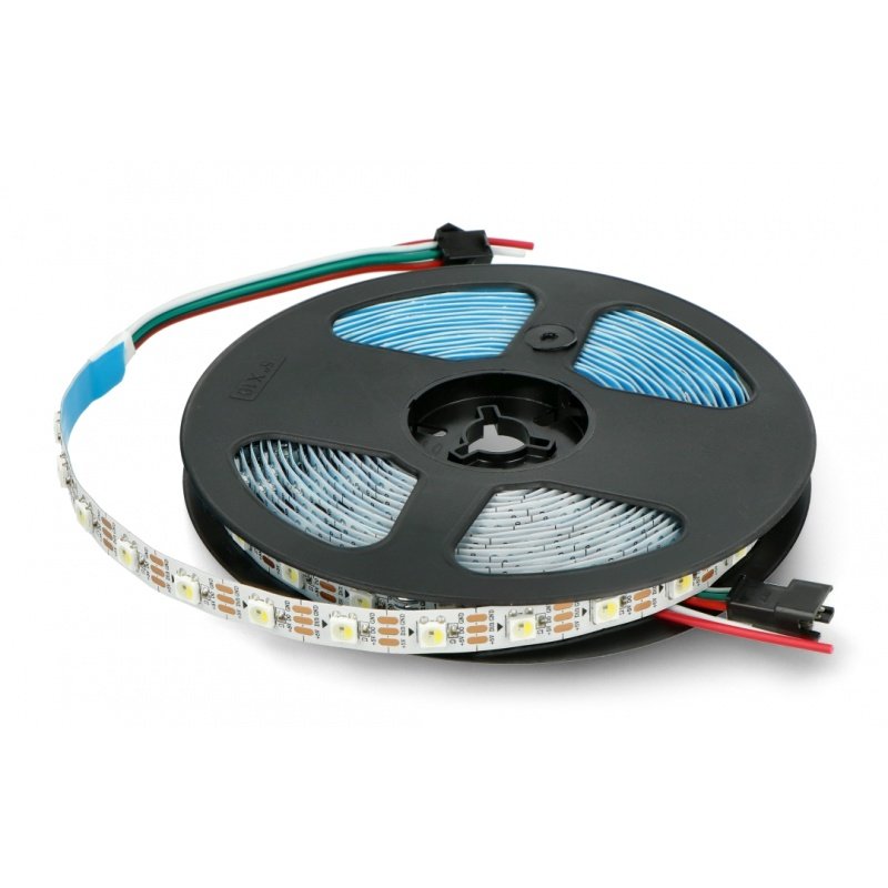 RGB LED pás SK6812 - digitální, adresovaný - IP30 60 LED / m, 5V