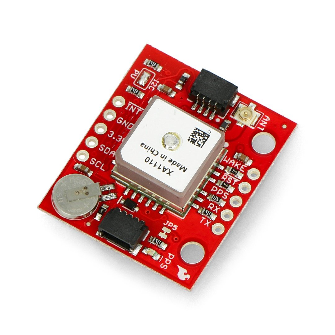 XA1110 - modul GPS MediaTek MT3333 10 Hz - I2C / UART - SparkFun GPS-14414