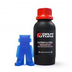 Pryskyřice pro 3D tiskárnu FormFutura Platinum SLA řady 0,5 kg - průsvitná modrá