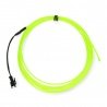 EL Wire - 2,5m elektroluminiscenční drát - zelený - zdjęcie 1