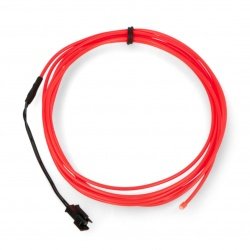 EL Wire - 2,5m elektroluminiscenční drát - růžový