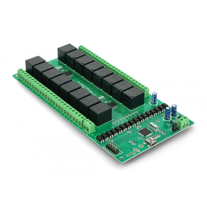 Numato Lab - USB reléový modul - 16 kanálů - 12 V - RL160001