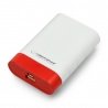 PowerBank Esperanza EMP110WR Graviton mobilní baterie 4800mAh - bílo-červená - zdjęcie 1