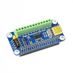 Převodník ADC ADS1263 32bitový - 10kanálový - překrytí pro