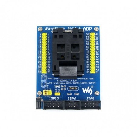 Programátor M64 + ADP - pro mikrokontrolér Atmel AVR TQFP64 Programátor M64 + ADP - pro mikrokontrolér Atmel AVR TQFP64