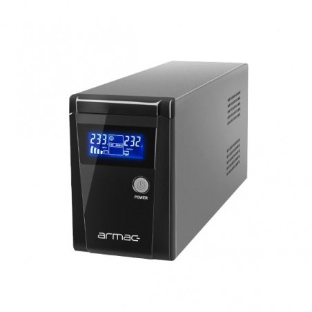 Zdroj nepřerušitelného napájení UPS Armac Office 650E LCD - 2 x Zdroj nepřerušitelného napájení UPS Armac Office 650E LCD - 2 x