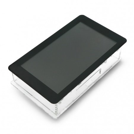 Průhledné pouzdro pro Raspberry Pi a vyhrazená 7 '' dotyková obrazovka Průhledné pouzdro pro Raspberry Pi a vyhrazená 7 '' dotyková obrazovka