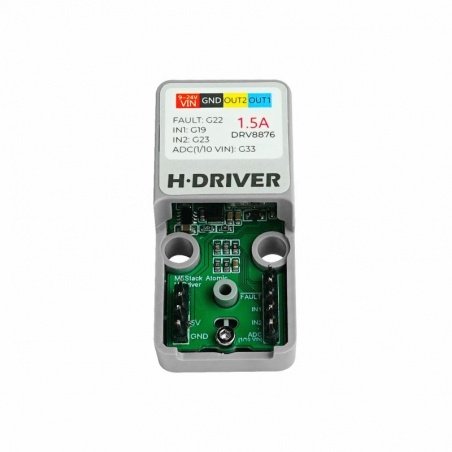 M5Atom H-Driver DRV8876 - ovladač stejnosměrného motoru s M5Atom H-Driver DRV8876 - ovladač stejnosměrného motoru s
