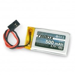Li-Pol Redox 500mAh 3,7V 20C (s konektorem JR)
