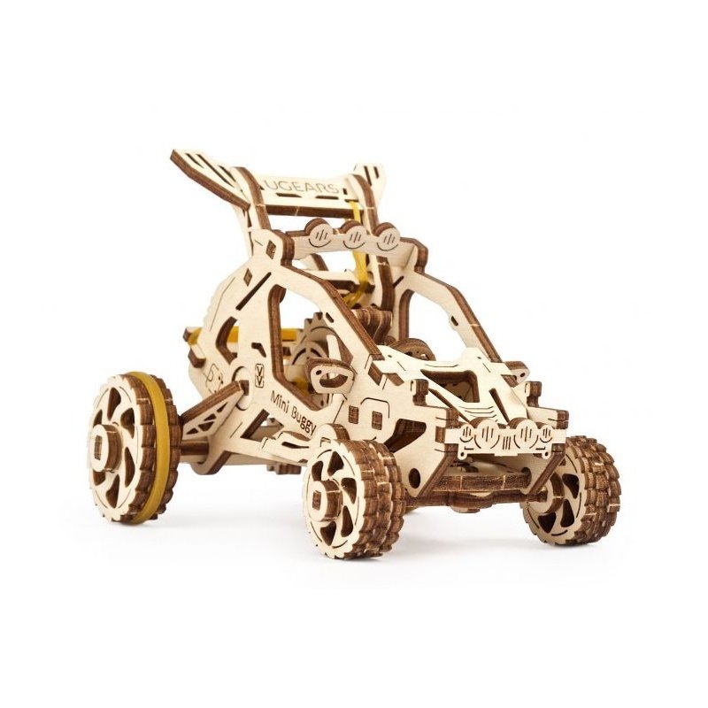 Mini Buggy - mechanický model pro skládání - dýha - 80 prvků -
