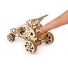 Mini Buggy - mechanický model pro skládání - dýha - 80 prvků - - zdjęcie 8
