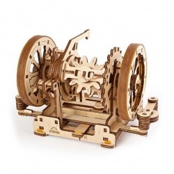 Diferenciál - STEAM LAB - mechanický model pro skládání - dýha - 163 prvků - Ugearsmodels 70132