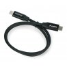Lanberg USB C - USB C 2.0 černý prémiový kabel QC 4.0 PD 0,5 m - zdjęcie 2