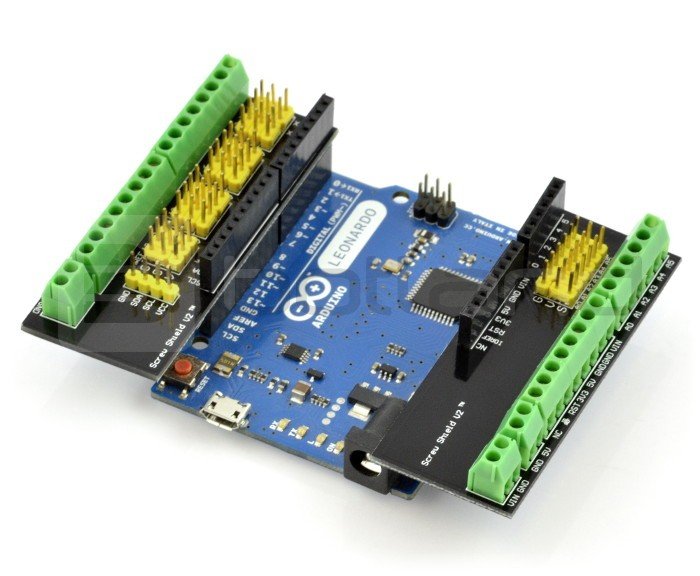 ScrewShield x2 - šroubové konektory pro Arduino