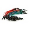 Propojovací kabely samec-samec 10cm barevné - 50ks. - zdjęcie 1