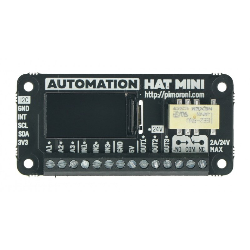 Automatizace HAT Mini - štít Raspberry Pi - Pimoroni PIM487