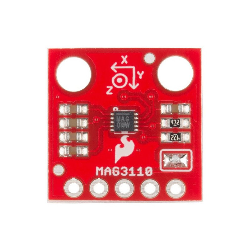 MAG3110 3osý digitální magnetometr I2C - modul SparkFun