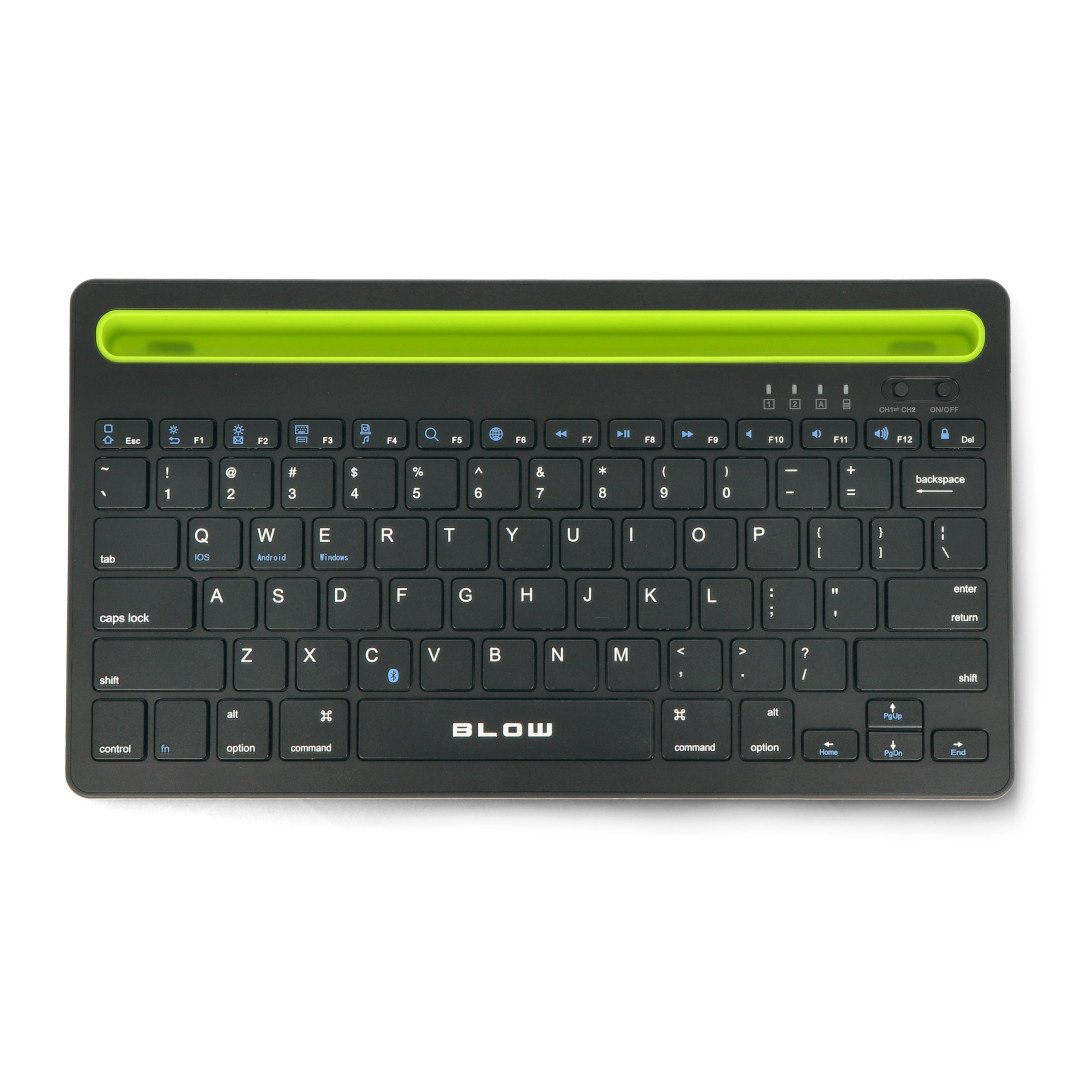 Dvoukanálová bezdrátová klávesnice Blow BK105 Bluetooth - černá
