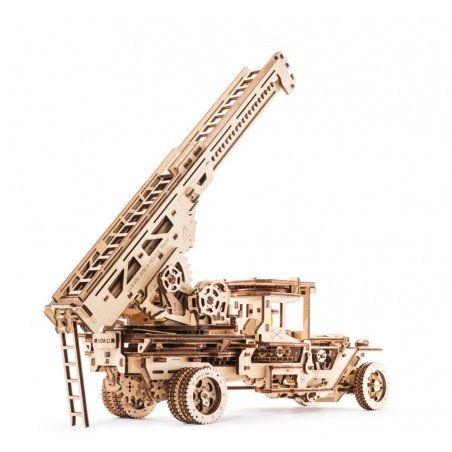 Hasiči - mechanický model pro montáž - dýha - 537 prvků - Hasiči - mechanický model pro montáž - dýha - 537 prvků -