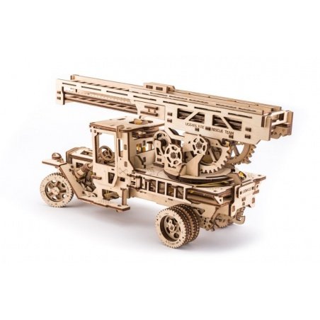 Hasiči - mechanický model pro montáž - dýha - 537 prvků - Hasiči - mechanický model pro montáž - dýha - 537 prvků -