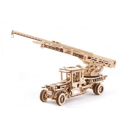 Hasiči - mechanický model pro montáž - dýha - 537 prvků - Hasiči - mechanický model pro montáž - dýha - 537 prvků -