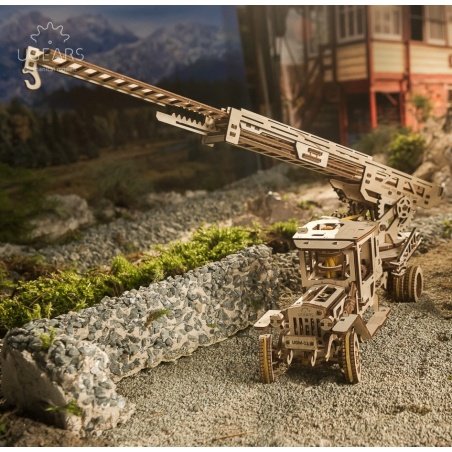 Hasiči - mechanický model pro montáž - dýha - 537 prvků - Hasiči - mechanický model pro montáž - dýha - 537 prvků -