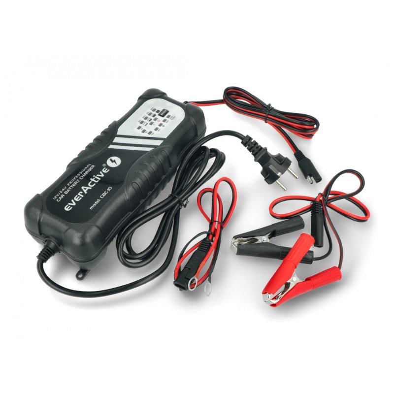Nabíječka baterií, automatická nabíječka do auta pro 12V / 24V