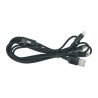 Kabel Rebel 3v1 USB typu A - microUSB, USB typu C, Lightning - - zdjęcie 3