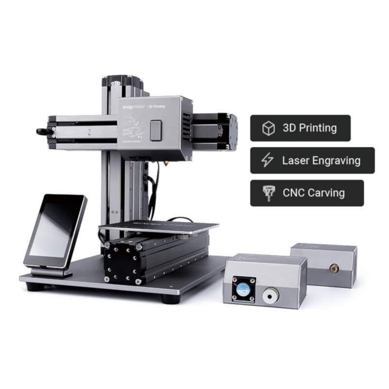 3D tiskárna Snapmaker v1 3v1 - laserový modul, CNC, 3D tisk +