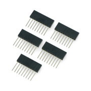 Zásuvka 1x9pin rastr 2,54m - vertikální dlouhá pro Arduino - 5