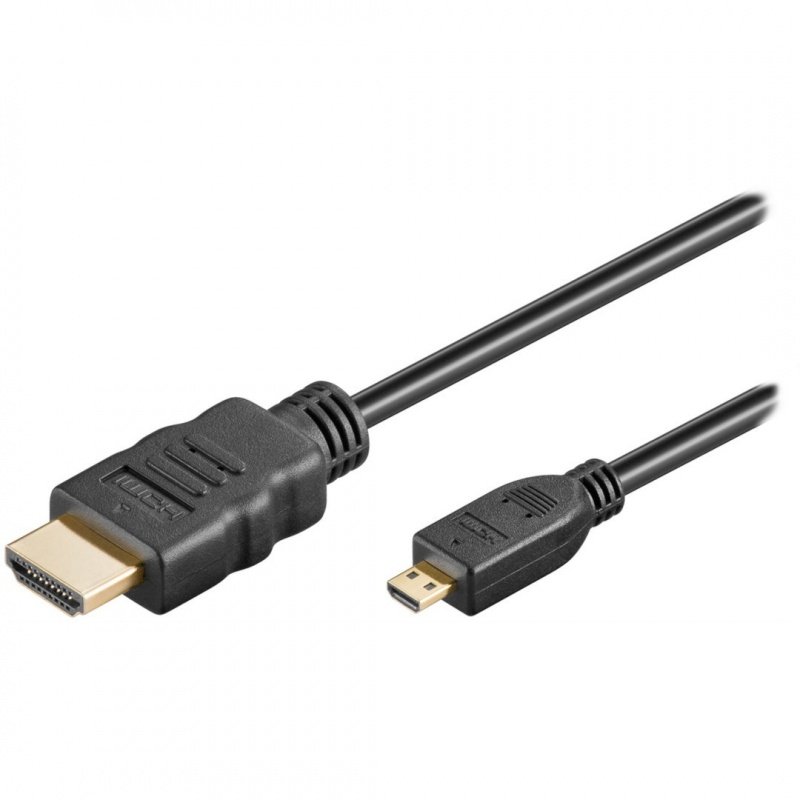 Goobay HDMI kabel - microHDMI - Vysokorychlostní HDMI s