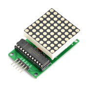 Matryca LED 8x8 + sterownik MAX7219 - mała 32x32mm z przewodami
