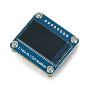IPS LCD displej - 1,14 '' 240x135px SPI - 65K RGB - Waveshare