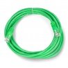 Przewód sieciowy Ethernet Patchcord UTP 5e 3m - zielony - zdjęcie 2