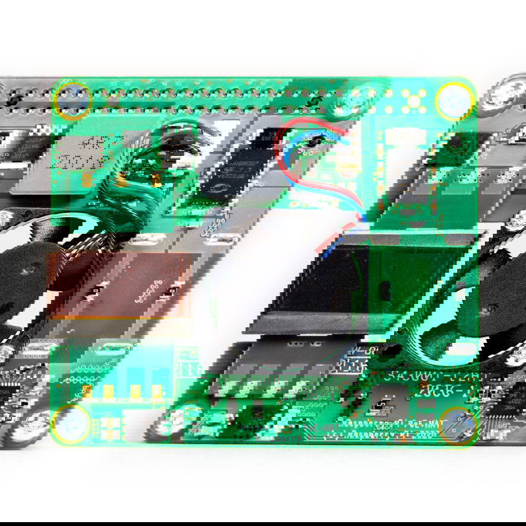 Raspberry Pi PoE + HAT - napájení přes Ethernet pro Raspberry