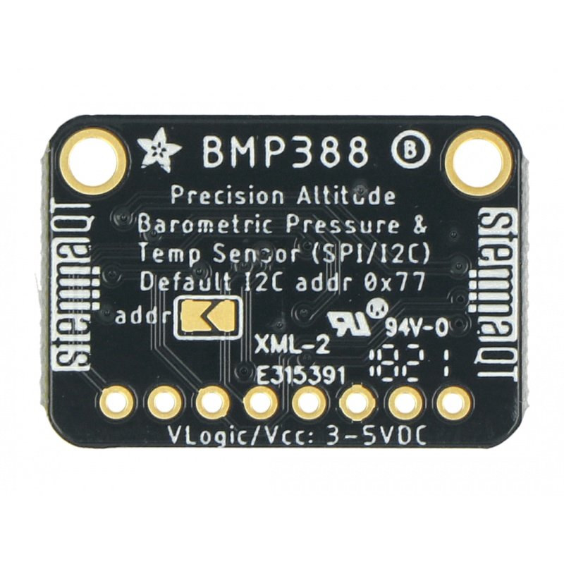 BMP388 - cyfrowy barometr, czujnik ciśnienia i wysokości